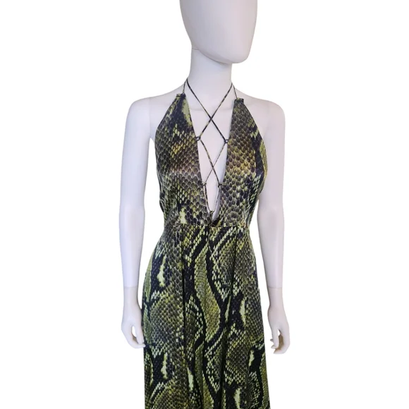 drape halter dress Linèra main image 0